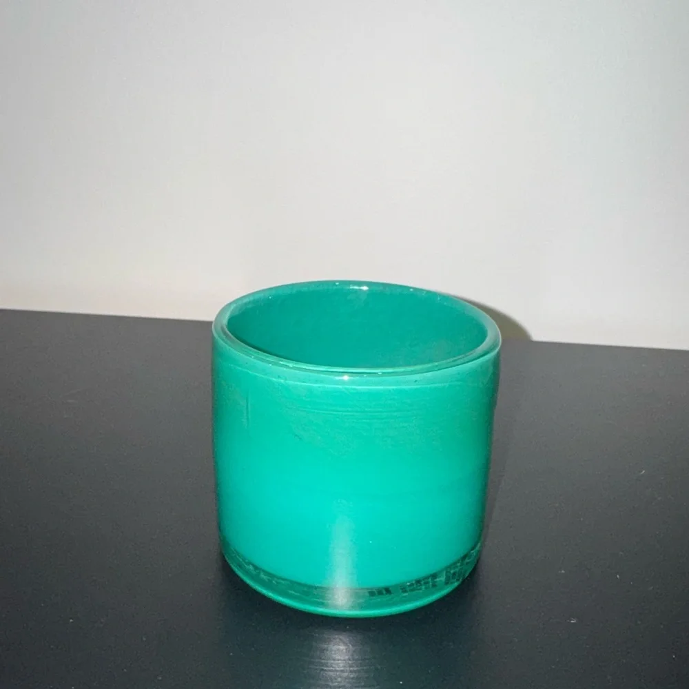 West Elm glass tealight holders set of three